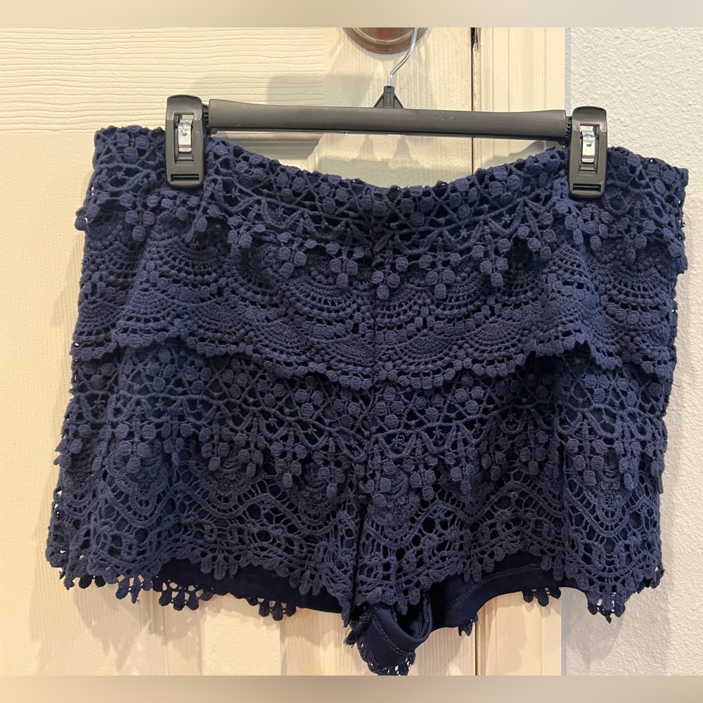 Gianni Bini- Crochet shorts